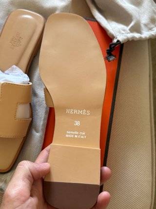 Ciabatte Hermes Beige