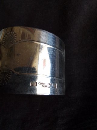 Servilleteros Cristofle Paris Plata