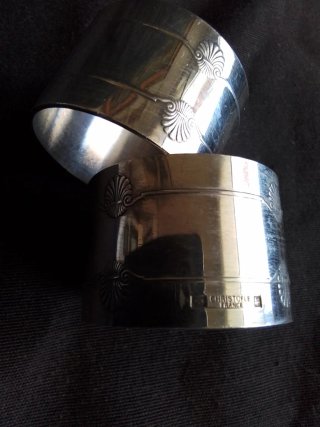 Servilleteros Cristofle Paris Plata