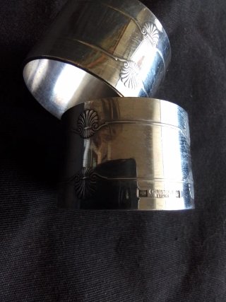 Servilleteros Cristofle Paris Plata