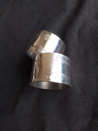 Servilleteros Cristofle Paris Plata