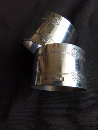 Servilleteros Cristofle Paris Plata