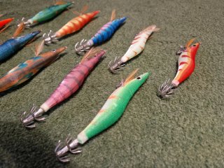 Lote 30 señuelos calamar pesca