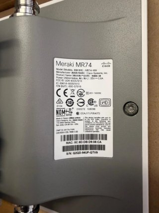 Cisco Meraki MR74-HW Punto de Acceso WiFi