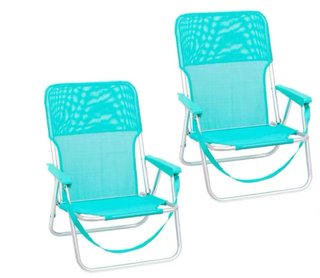 2 Sillas Plegables Playa/Camping