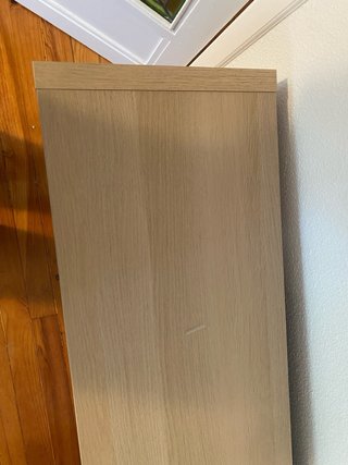 Estantería KALLAX 8 cubos efecto roble blanco