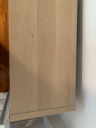 Estantería KALLAX 8 cubos efecto roble blanco