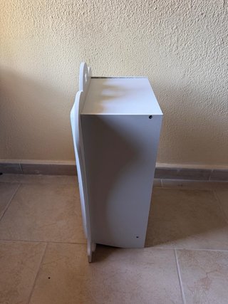 Conjunto muebles muñecos: cuna, armario, trona