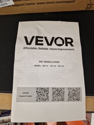 VEVOR Silla de Ruedas para Perros  Patas traseras