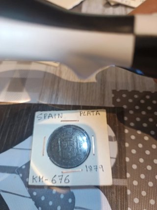 2 ptas plata 1879 muy conservada