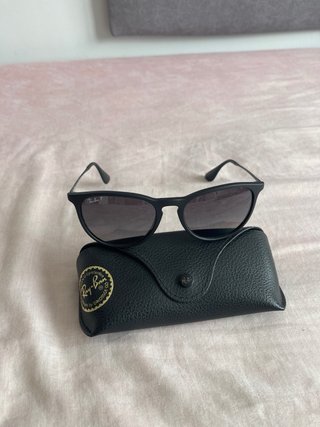 Gafas Ray-Ban Erika Goma Negra Polarizadas