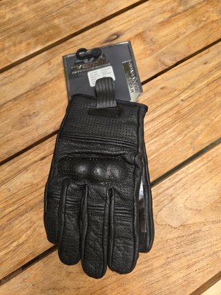 Guantes Moto Venti Cuero Negro Talla L