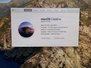 Apple iMac 27 i5 8GB + Teclado y Ratón