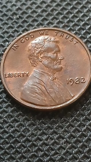 Moneda de 1982 Lincoln Penny