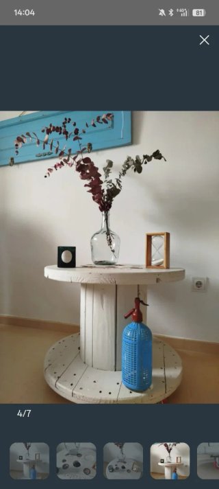 Mesa Bobina Ruedas