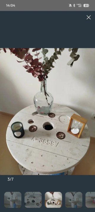 Mesa Bobina Ruedas