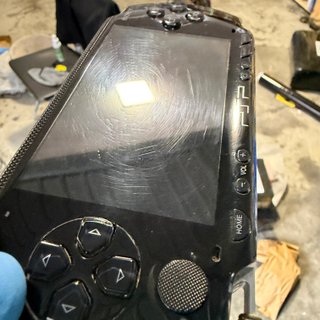 sony psp 1004 fat console nera