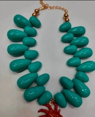 Collana girocollo con ciondolo granchio