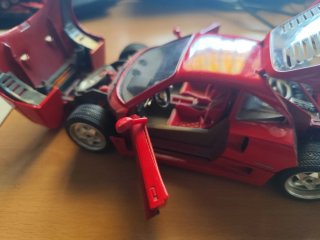 Maqueta Ferrari F40 1987 Bburago 1:18