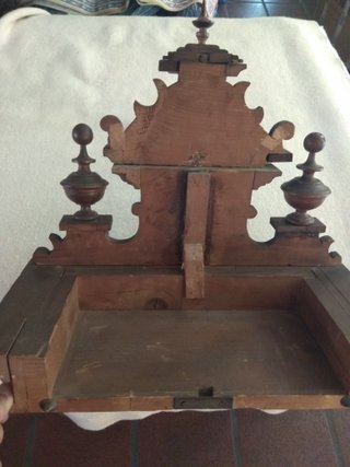Copete Madera Maciza Siglo XIX