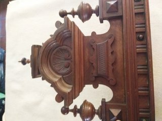 Copete Madera Maciza Siglo XIX