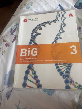 BiG, biologia i geologia 3, Educació Secundària
