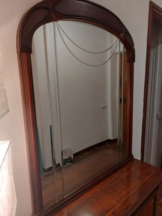 Mueble recibidor con espejo