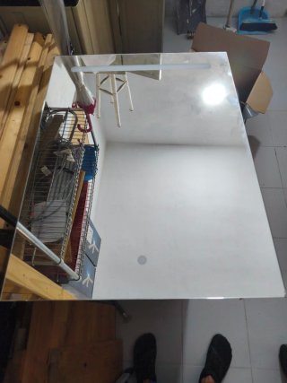 Espejo con luz LED