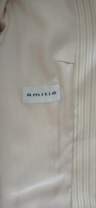 Chaqueta Beige Rayas