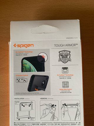 Funda Spigen Tough Armor diseñada para iPhone Xs/X