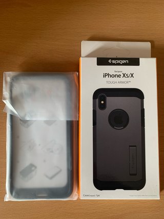 Funda Spigen Tough Armor diseñada para iPhone Xs/X