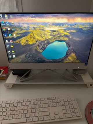 Ordenador HP All-in-One Gris/Blanco