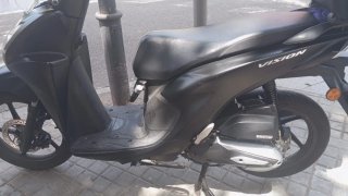 Honda Vision 2023 Negra Scooter Automática