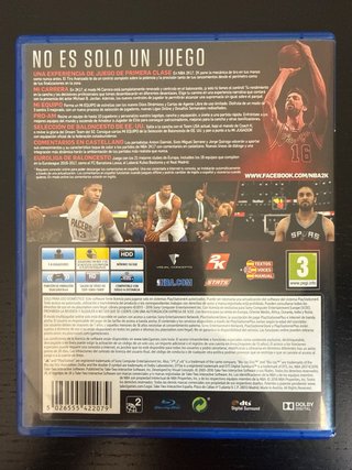 Juego PS4 NBA 2K17 + Manual
