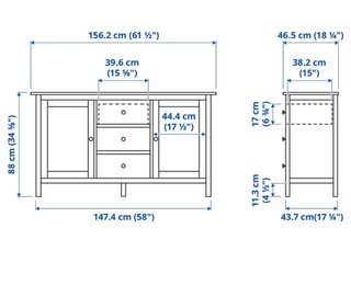 Aparador Madera Hemnes Ikea