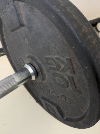 Barra York Fitness con Discos 20kg