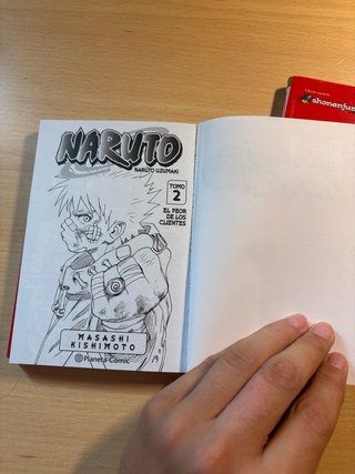 Manga de naruto 1 y 2