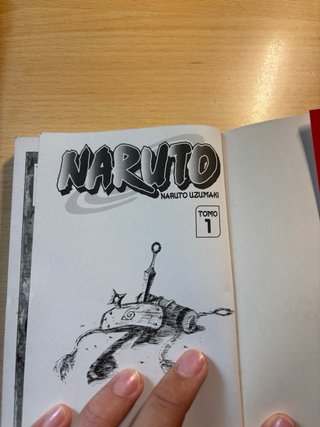 Manga de naruto 1 y 2