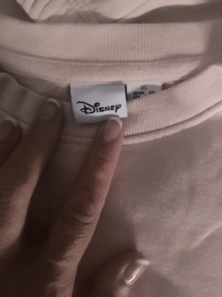 Sudadera Disney Gris y Blanca