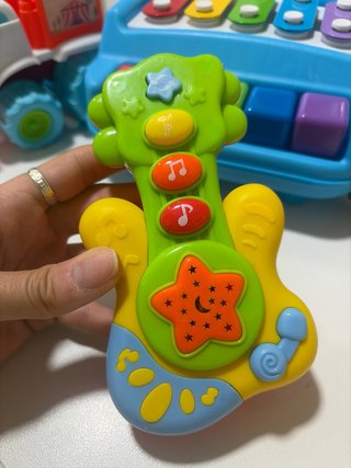 Lote Juguetes musicales bebes: Xilófono,coche...