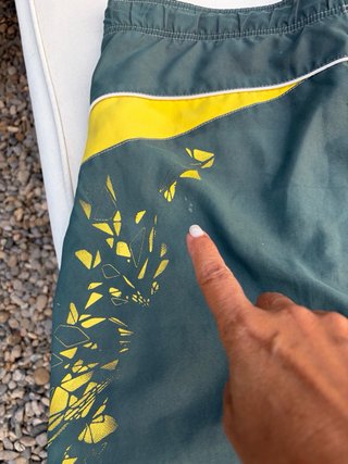 Bañador Adidas Hombre Verde y Amarillo