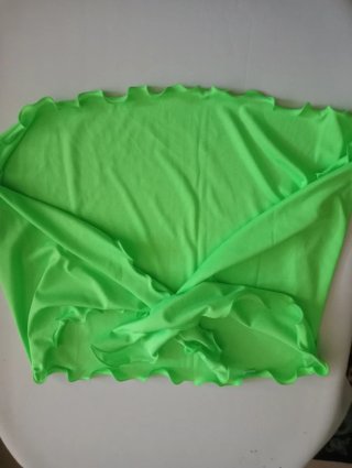 Copricostume fluo con volant