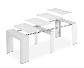 Mesa extensible 50cm a 235cm blanca