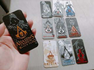 Set 10 portachiavi Assassin's Creed