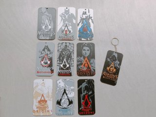 Set 10 portachiavi Assassin's Creed