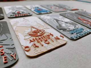 Set 10 portachiavi Assassin's Creed