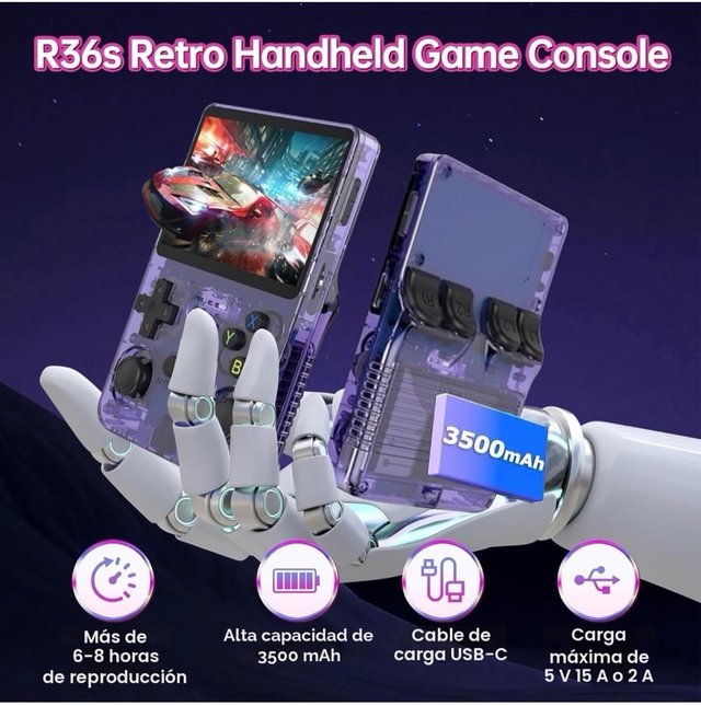 Console Retro R36 Plus 128GB