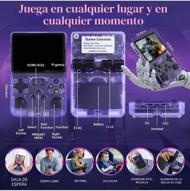 Console Retro R36 Plus 128GB