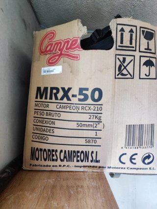 Motobomba Campeón MRX -50