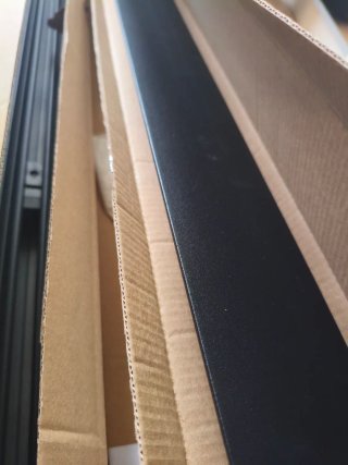 Guía Meli nueva puerta corredera acero negro